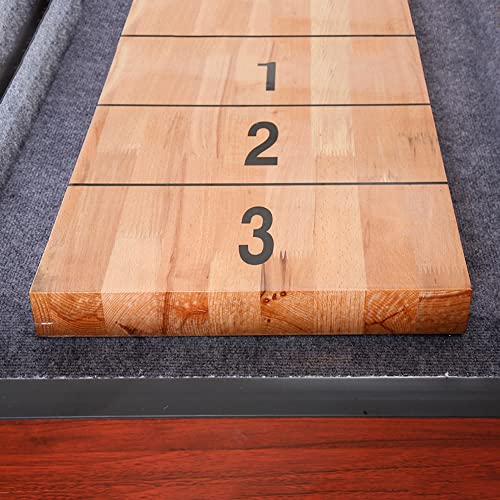 Blue Wave 9' Shuffleboard - Dark Cherry
