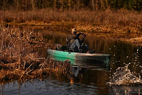 Old Town Canoes & Kayaks Topwater 120 PDL Angler Fishing Kayak First Light