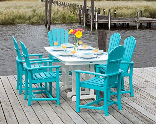 Polywood Palm Coast Dining Set White