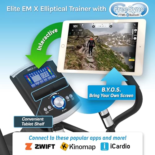 3G Cardio Elite EM X Elliptical Trainer Machine Black
