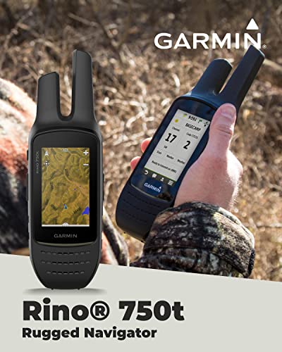 Wearable4U Garmin Rino 750t Two-Way Radio Navigator with Topo Mapping E-Bank Bundle