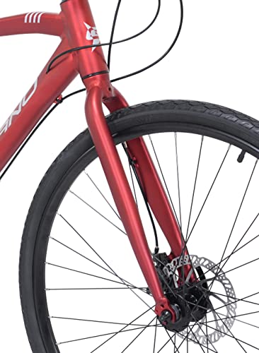 Giordano H2 Men's Hybrid Bicycle Red