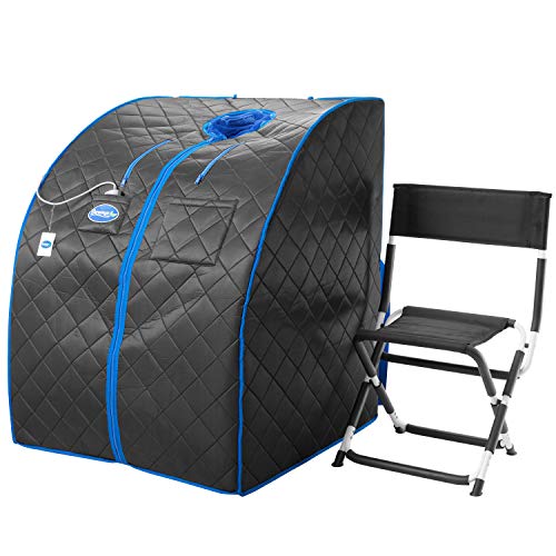 Durasage Portable Infrared Sauna Spa for Home Relaxation Black