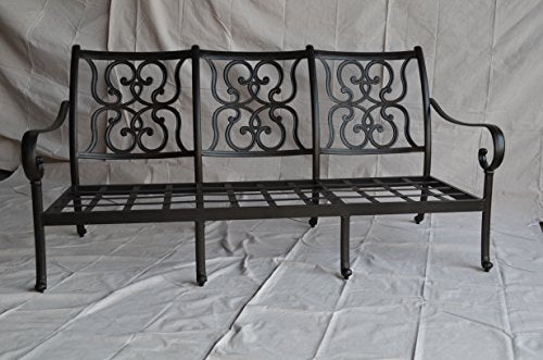 Patio Land Santa Anita Outdoor Patio 5pc Seating Group Dark Bronze
