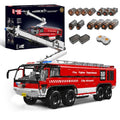 Mould King Airport Rescue Vehicle Building Set 6653 Pieces with Motor/APP Remote Control