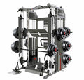 MiM USA Hercules Pro Commercial Smith Machine & Functional Trainer Black