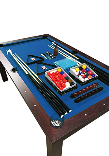 Simba USA Pool Table 7FT Blue Sky Snooker Full Accessories
