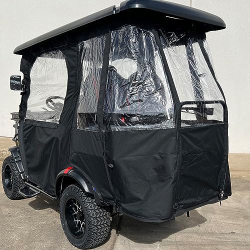Kandi Enclosed Soft Cab for 4 Person Kruiser Golf Cart Cover