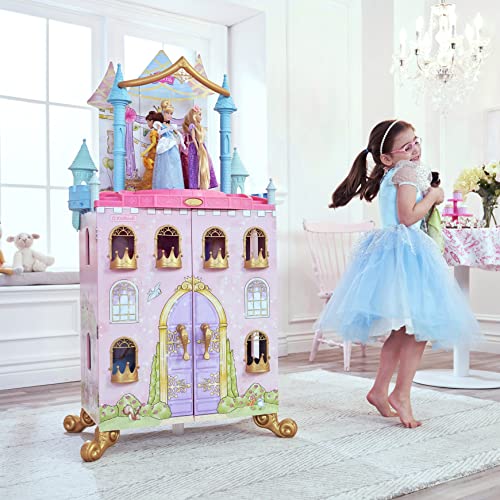 KidKraft Disney Princess Dance & Dream Wooden Dollhouse Pink