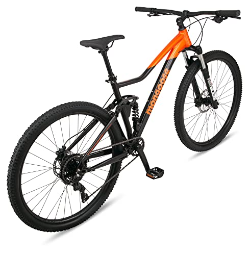 Mongoose Impasse 3.0 Dual Suspension Mountain Bike Black/Orange