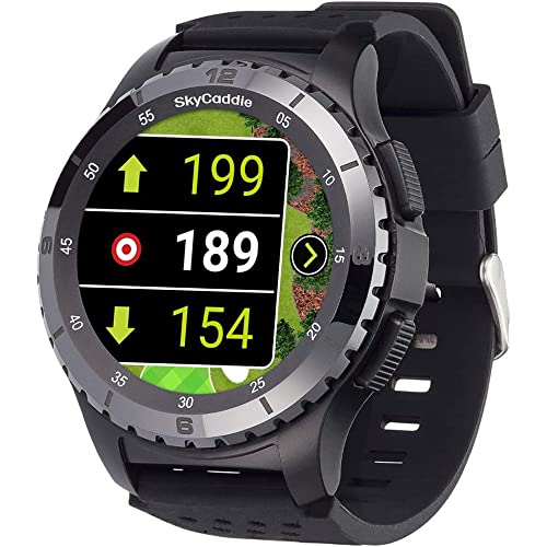 SkyCaddie LX5C Golf GPS Watch Black Bundle with Golf Tool