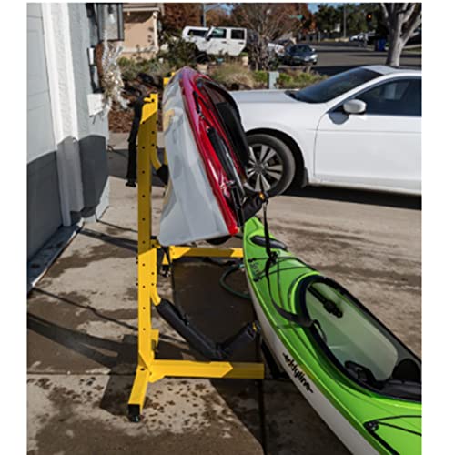Suspenz Kayak Storage Rack Yellow
