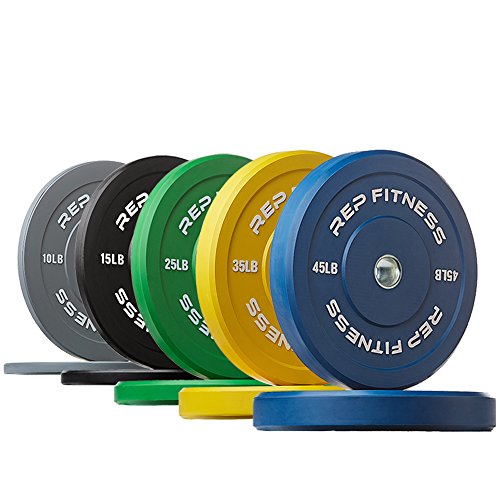 REP Color Bumper Plates 260 lb Set J.