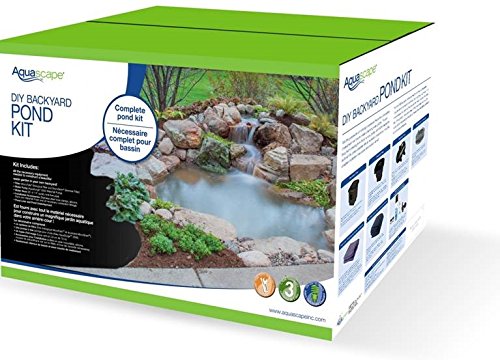 Aquascape DIY Backyard Pond Kit 8ft x 6ft Black