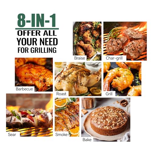 Z GRILLS Pellet Grill Smoker with PID 2.0 Controller, 700 Cooking Area, Meat Probes, Rain Cover Black