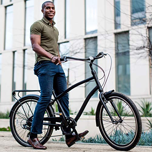 sixthreezero EVRYjourney Men's Bike Denim Honey w/ Brown Seat/Grips