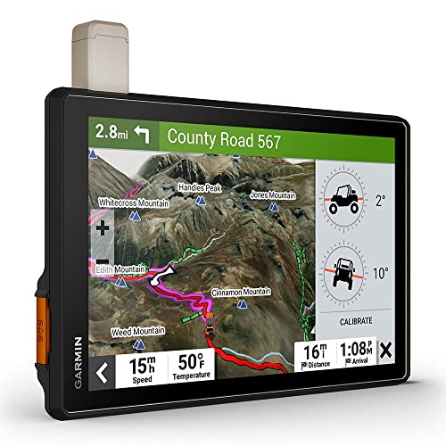 PlayBetter Garmin Tread XL Overland 10” Powersport Navigator Bundle with Portable Charger