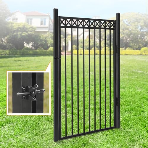 Fencer Wire 52FT Heavy Duty Flat Top Fence Barrier Kit Black