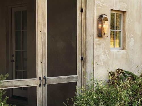 Hinkley Rowley Collection Two Light Outdoor Wall Mount Light Antique Brass