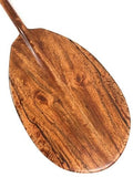 Tikimaster Owl Design Mango Decorative Paddle 60 in Yellow
