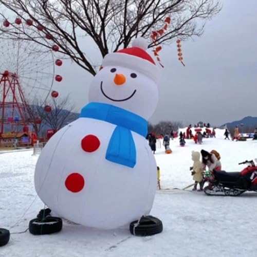 HOAELOS Giant Inflatable Snowman Holiday Decoration 26 Feet with Blower