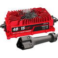 FORM 15 AMP EZGO RXV & TXT Battery Charger for 48 Volt Golf Carts Red