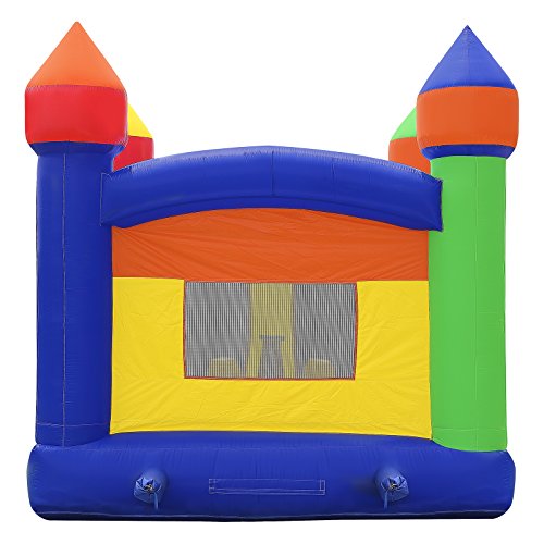 Inflatable HQ Commercial Grade Bounce House PVC Castle Multicolor