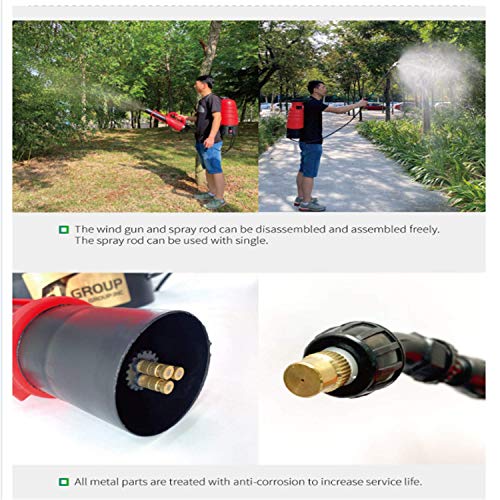 3T Group 780 Electrostatic Rechargeable Ultra Volume Spray Fogger Machine Red