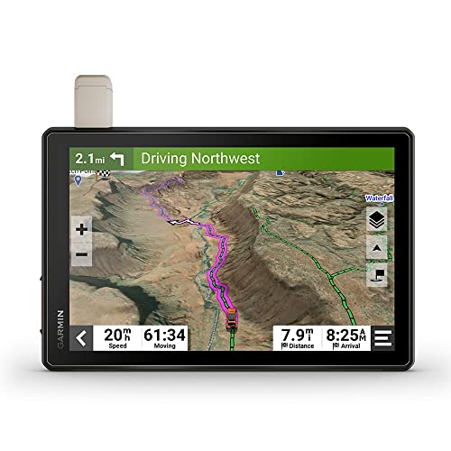 PlayBetter Garmin Tread XL Overland 10” Powersport Navigator Bundle with Portable Charger