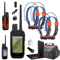 Garmin Alpha 300i Handheld Dog Tracker & Training System Bundle with 4X Alpha T20 Collars Black