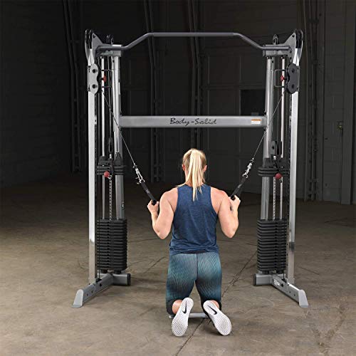 Body-Solid GDCC200 Cable Crossover Exercise Machine Grey/Black