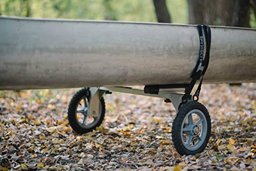 Spring Creek Manufacturing Canoe/Kayak Portage Cart (16 inch Wheels) Silver/Black