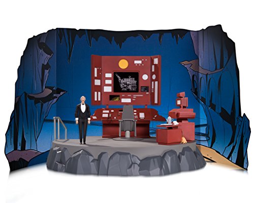 DC Collectibles Batman The Animated Series Batcave Playset with Alfred Action Figure Multicolor