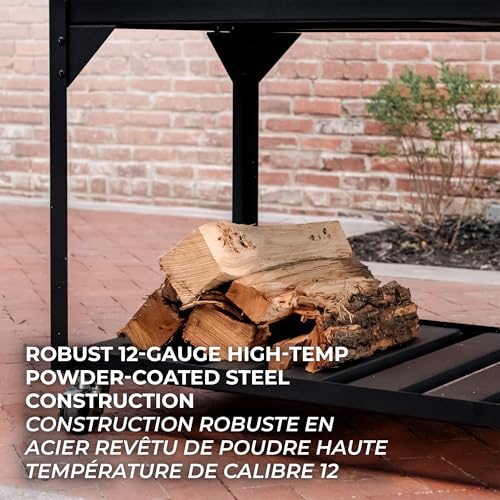 Backyard Discovery Argentine Santa Maria Wood Fire & Charcoal BBQ Grill Black
