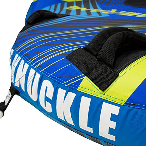 White Knuckle The Boomerang - 3 Rider Inflatable Towable Tube Blue / Yellow