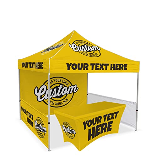 LookOurWay Custom Canopy Tent 10x10 Event Gold