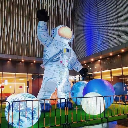 YBZCHLM Giant Inflatable Astronaut with LED Lights 13ft with Blower