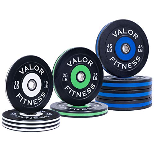 Valor Fitness BPP-270B Bumper Plate 270 lb Set
