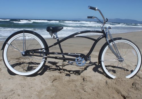 Firmstrong Urban Man Deluxe Beach Cruiser Bicycle Black