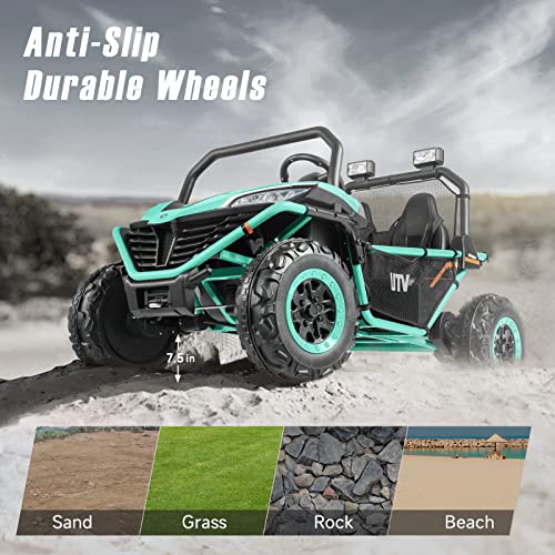 ELEMARA 2 Seater Electric Off-Road Truck for Kids Mint Green