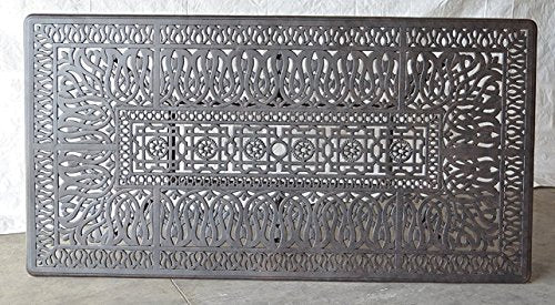 theWorldofpatio Grand Tuscany 9pc Outdoor Patio Dining Set with Rectangular Table and Sunbrella Cushions Antique Bronze
