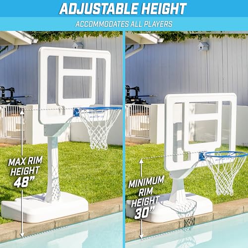 GoSports Splash Hoop ELITE Pool Basketball Game White