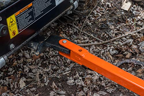 Agri-Fab 1,250-Pound ATV/UTV Swivel Steel Dump Cart Orange/Black