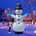 OZIS 13Ft Tall Inflatable Snowman Decoration White