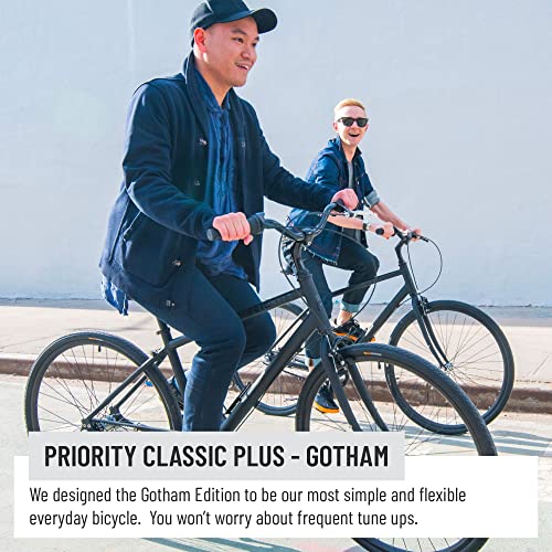 Priority Bicycles Classic Plus Diamond Commuter Bike Small Matte Black