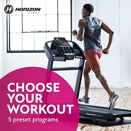 Horizon Fitness T202 Foldable Treadmill Black