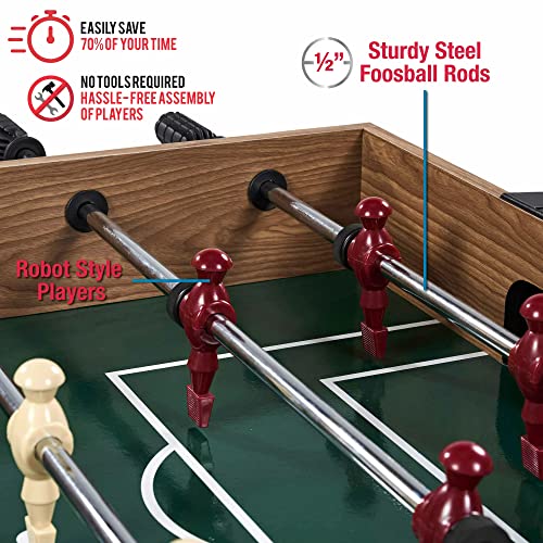 Generic 48" Indoor Combo Game Table 3 in 1 Brown