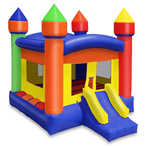 Cloud 9 Commercial Grade Castle Bounce House 13' x 13' Multicolor