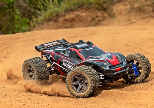 Traxxas RUSTLER 4X4 BL-2S Blue or Red