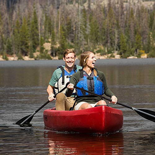 Lifetime Kodiak Canoe with 2 Paddles Red 13'